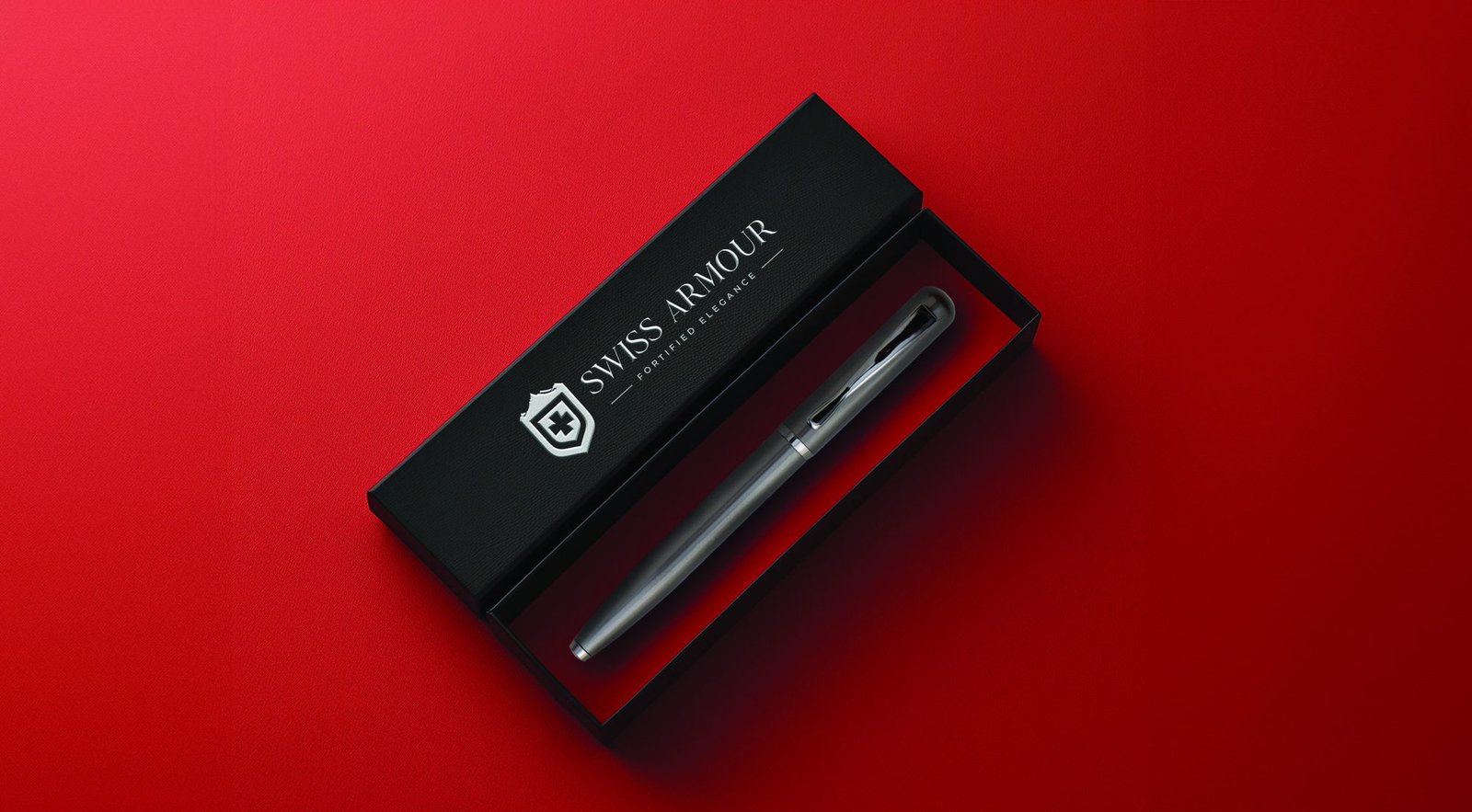 Swiss Armour pen presented in its black gift case